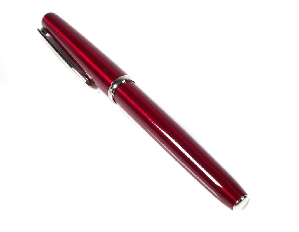 Appraisal: Waterford Carleton k gold nib burgundy fountain pen Medium Nib