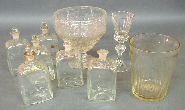 Appraisal: - Group of mostly th c glassware to incl six