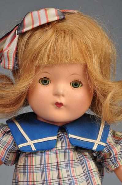 Appraisal: Beautiful Effanbee Composition PatriciaKin Description All composition doll fully marked