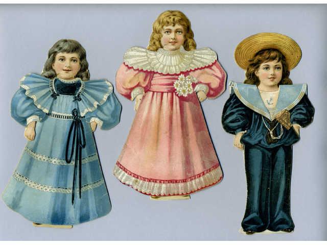 Appraisal: Hood s Family Paper Dolls Hoods Family published for the