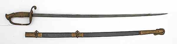 Appraisal: Pattern Naval Sword Named to John Glenn Wilson Sword named