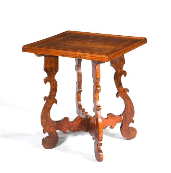 Appraisal: SIDE TABLE Baroque style Italy constructed partly with older elements