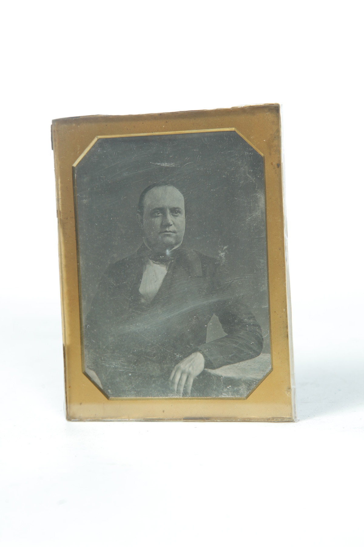 Appraisal: HALF PLATE DAGUERREOTYPE OF US REPRESENTATIVE PETER WILSON STRADER Cincinnati