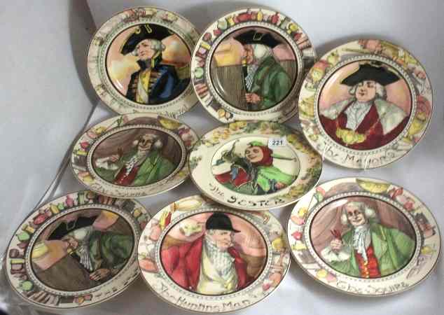 Appraisal: A collection of Royal Doulton Plates the Professionals comprising the