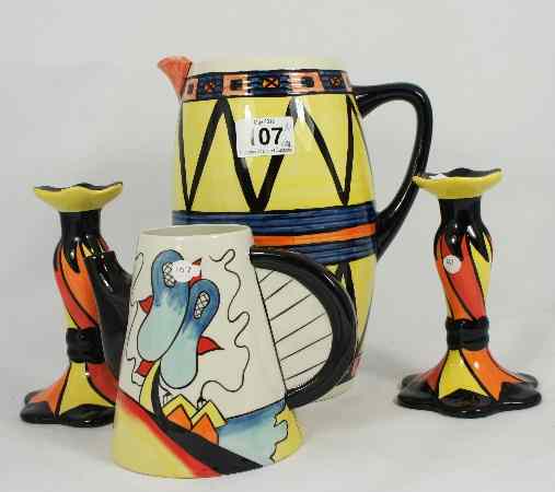 Appraisal: Lorna Bailey Old Ellgreave Jug decorated in the Grecian Design