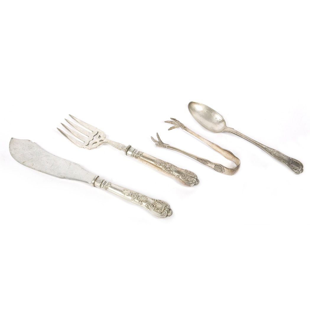 Appraisal: Assembled Silver Plated Flatware Service Approximately one hundred sixty pieces