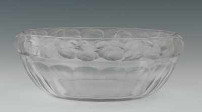 Appraisal: A Lalique Mesanges Bowl Apprx D x - H the