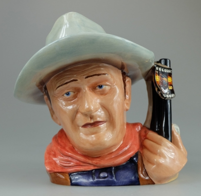 Appraisal: Royal Doulton large character jug John Wayne D Character jug