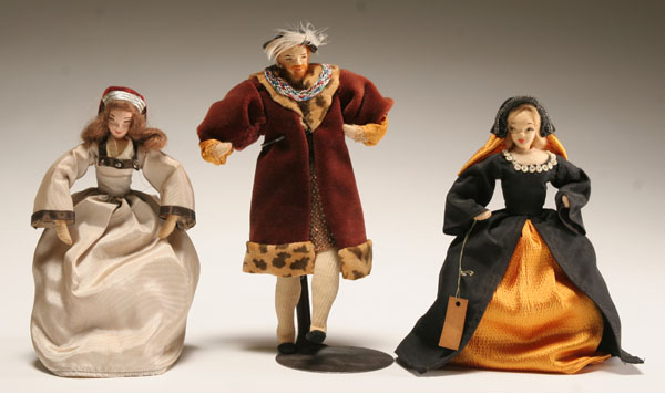 Appraisal: Bernard Ravca -Paris-New York- original hand made paper mache dolls