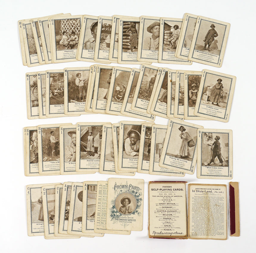 Appraisal: GAMES IN DIXIE-LAND PLAYING CARDS Produced by The Fireside Game