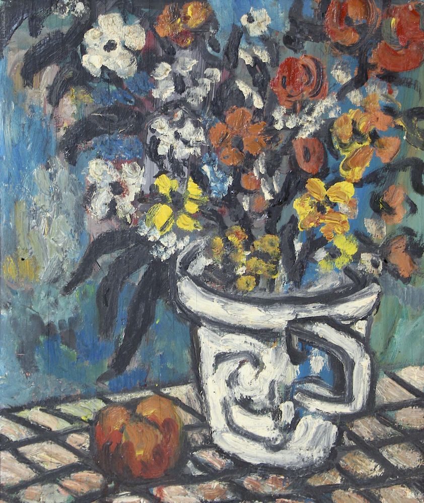 Appraisal: SASHA MOLDOVAN RUSSIAN ACTIVE IN AMERICA - Floral Still Life