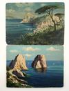 Appraisal: PAIR OOB's - Isle of Capri Scenes both marked as