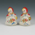 Appraisal: Hull Little Red Riding Hood salt pepper shakers Marked Pat