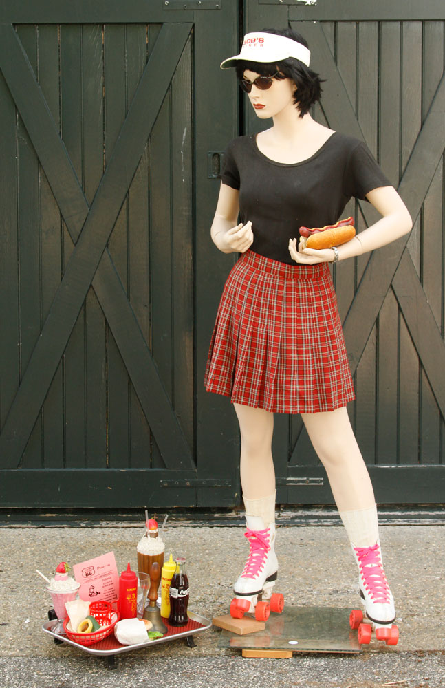 Appraisal: - Vintage Mannequin Vintage mannequin on roller skates Provenance From