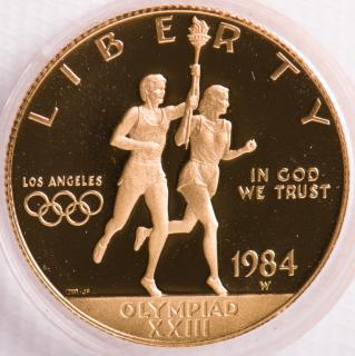 Appraisal: United States Olympic Gold Coin -W United States Olympic Gold