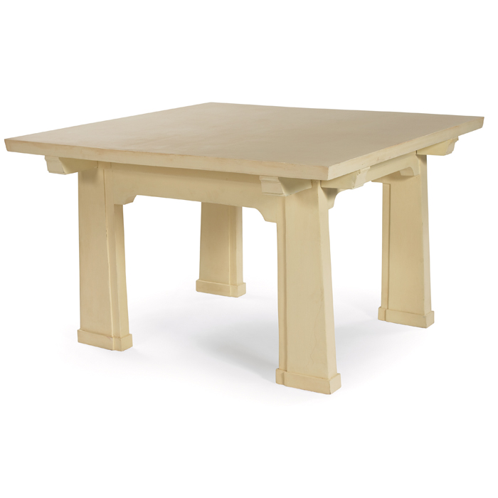 Appraisal: George Washington Maher table from the E L King ''Rockledge''Residence