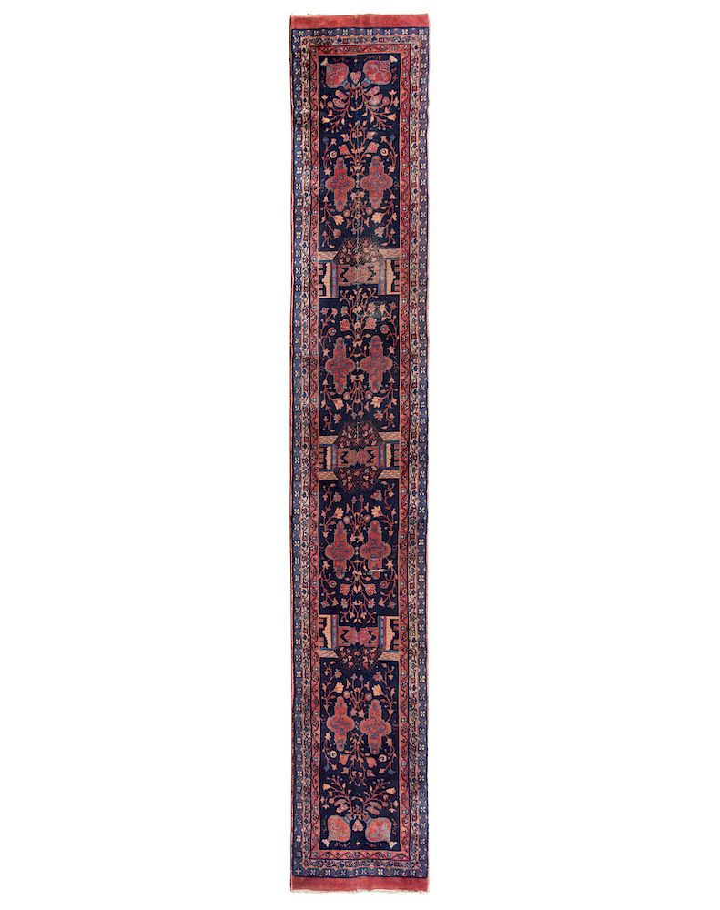 Appraisal: A Malayer Wool Runner A Malayer Wool Runner Late th