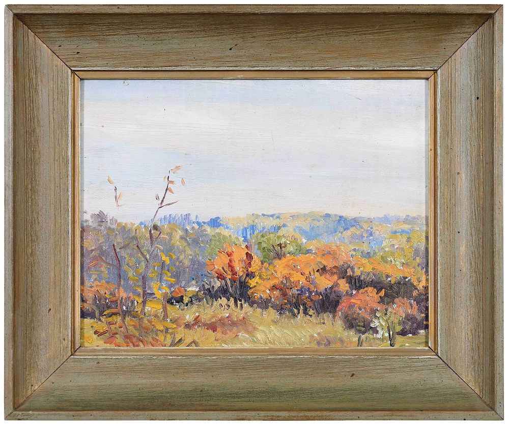 Appraisal: Attributed to Ernest Luthi Canadian Swiss - Autumn Study inscribed