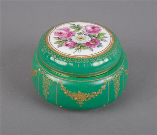 Appraisal: A KPM Porcelain Covered Box Height inches