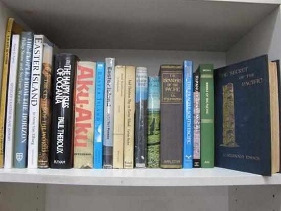 Appraisal: ONE SHELF OF ASSORTED PACIFIC REFERENCE INCL EASTER ISLAND