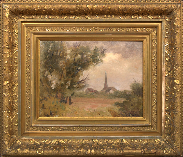 Appraisal: William Woodward American New Orleans - Country Church Mississippi oil