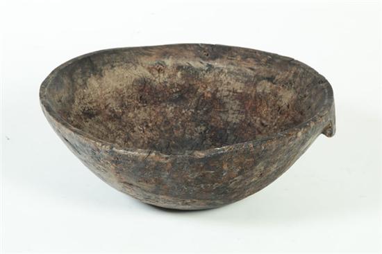 Appraisal: BURL BOWL American Indian possibly th century elm Large burl