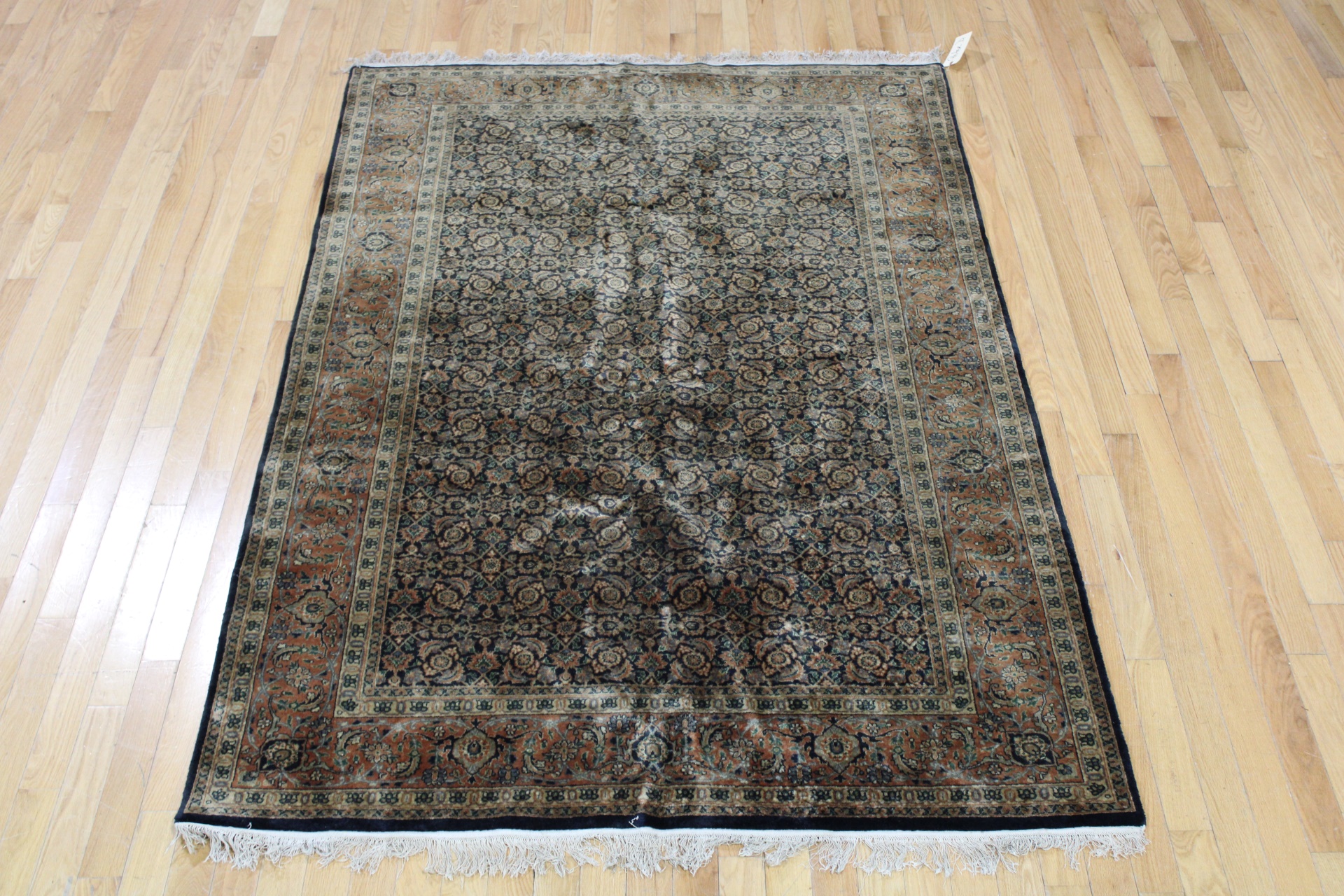 Appraisal: ANTIQUE AND FINELY HAND WOVEN AREA CARPET Very fine nice