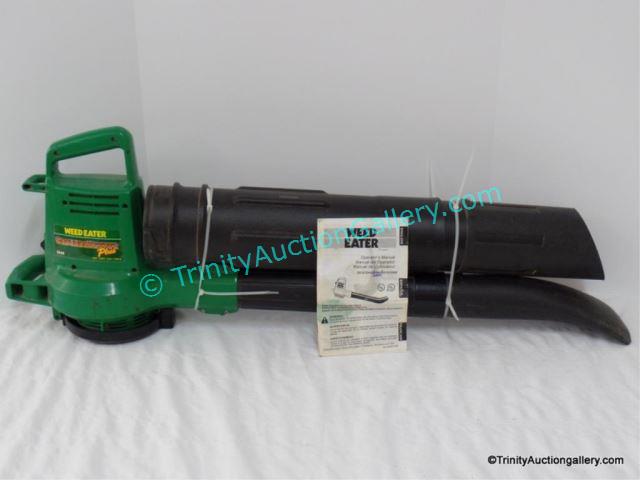 Appraisal: Weed Eater Groundskeeper Electric Leaf Blower Includes the vacuum attachment