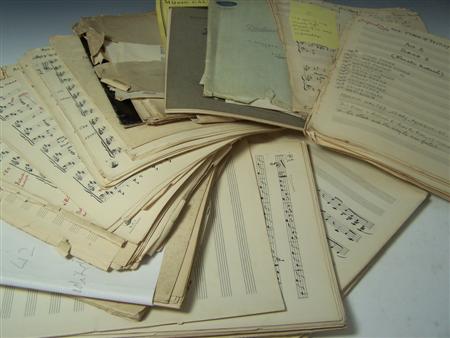 Appraisal: Musical Comedy--Norton Frederic A large quantity of manuscript music scores