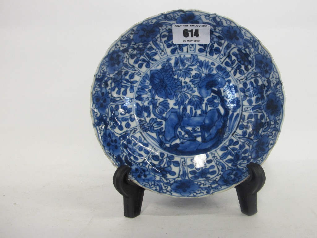 Appraisal: Chinese Kangxi blue and white dish