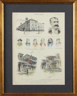 Appraisal: The Mafia in New Orleans th c hand colored Harper's