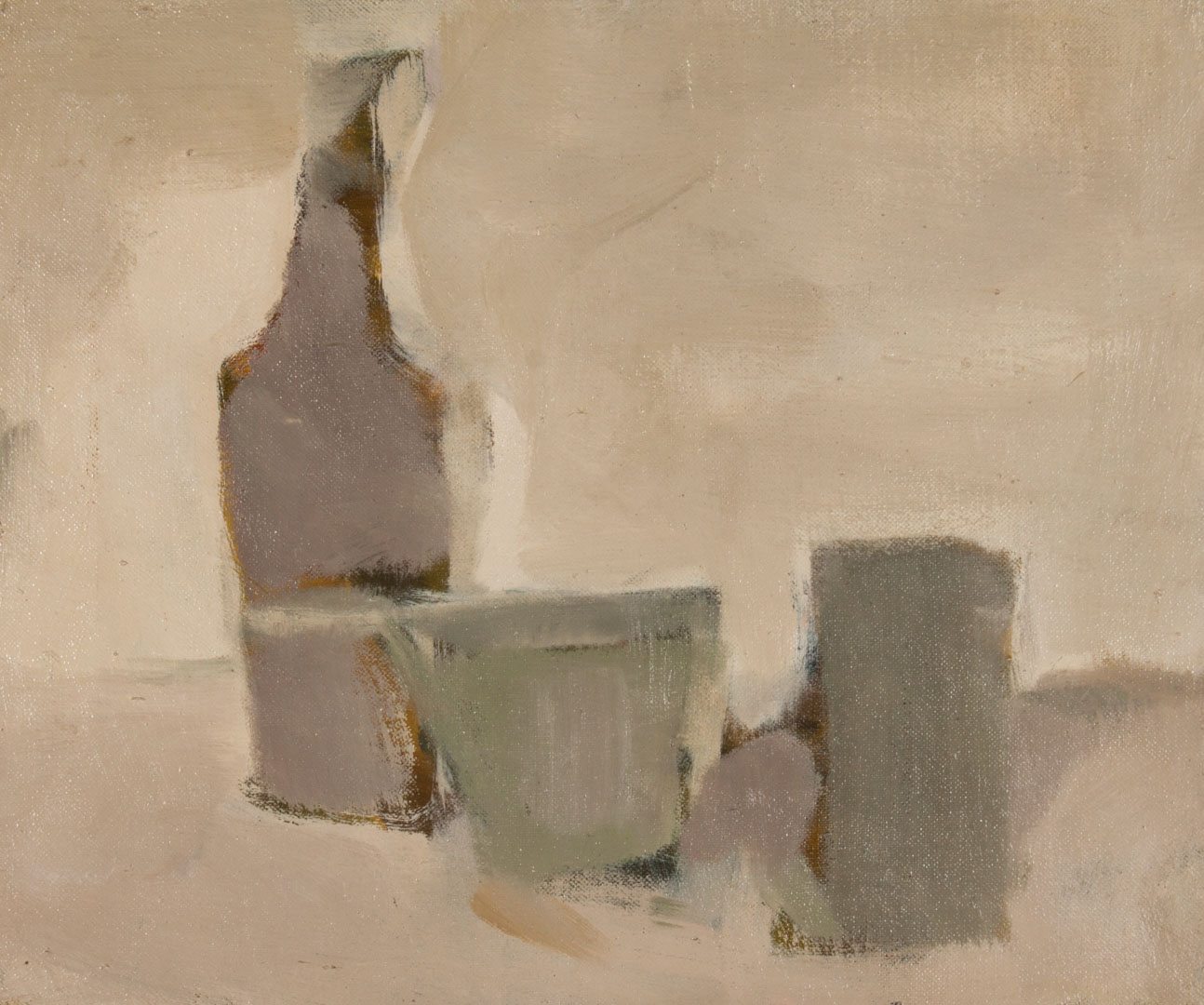 Appraisal: Attr to Giorgio Morandi Still Life oil canvas Italian -