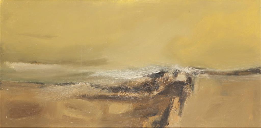 Appraisal: DONALD MORISON BUYERS SCOTTISH - DUNES AND YELLOW SKY Inscribed