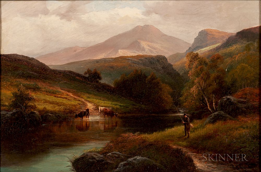 Appraisal: Alexander Williams Irish - Scene in Borrowdale Cumberland Alexander Williams