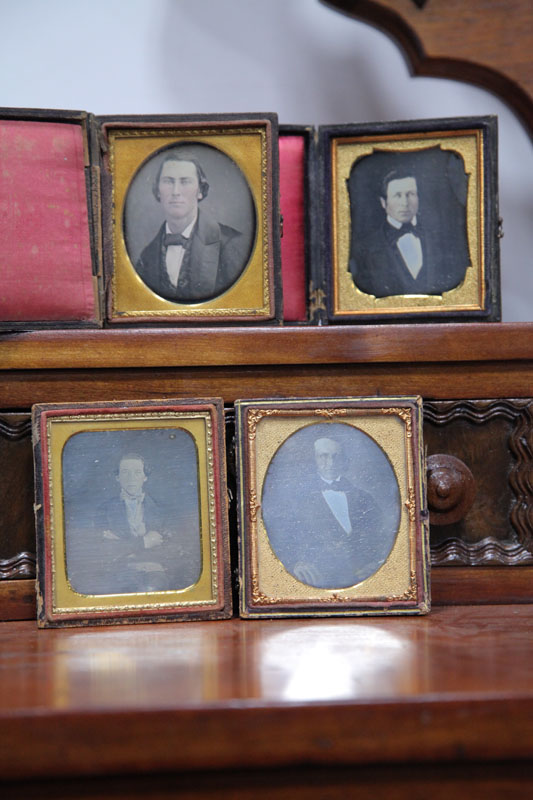 Appraisal: FOUR DAGUERREOTYPES American rd quarter- th century All are sixth