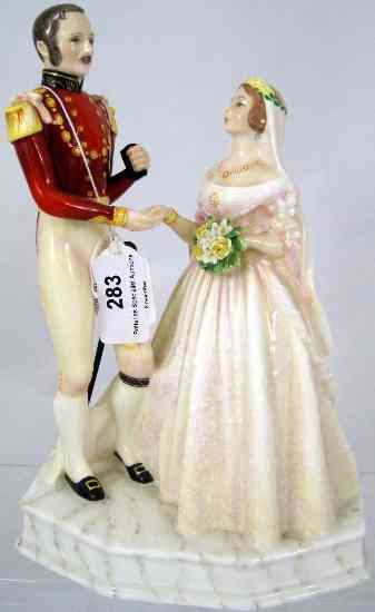 Appraisal: Royal Doulton Figure Queen Victoria Prince Albert HN limited edition