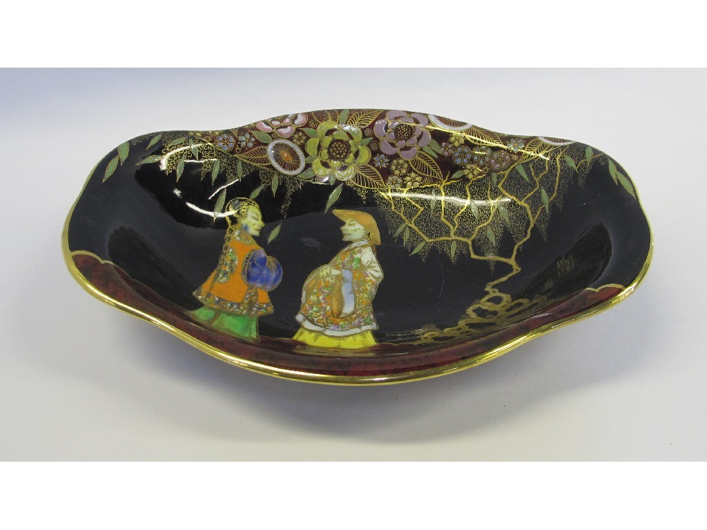 Appraisal: Carlton Ware 'Mandarins Chatting' pattern dish