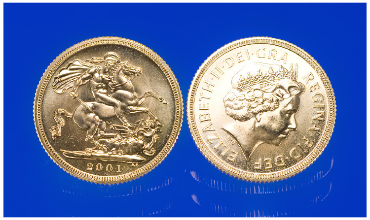 Appraisal: Two Full Sovereigns Mint Condition