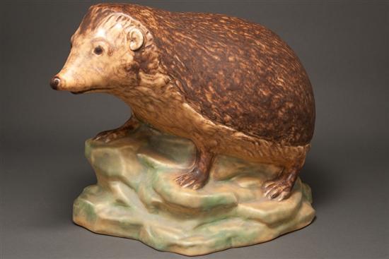 Appraisal: Goebel painted ceramic figure of a hedgehog in H in