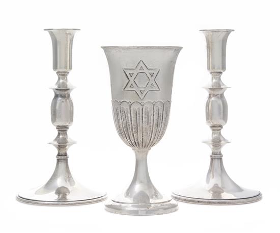 Appraisal: Sale Lot An American Silver Goblet with a Star of