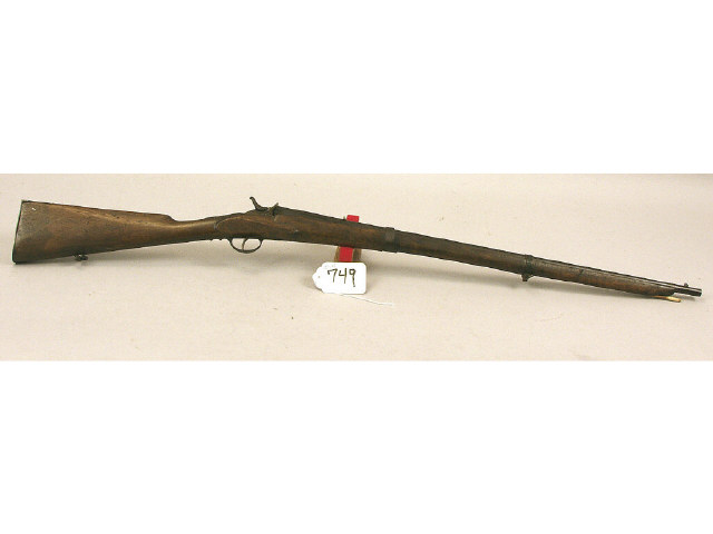 Appraisal: Flobert military training musket in rim fire Seldom seen Estimate