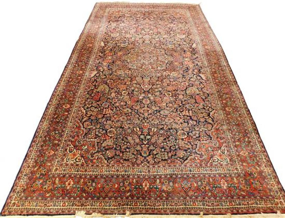 Appraisal: RUG Semi-antique Persian Sarouk Kazvin palace carpet '' x ''