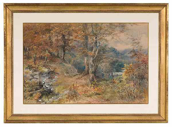 Appraisal: Edmund Henry Osthaus Ohio - Landscape Watercolor signed and dated