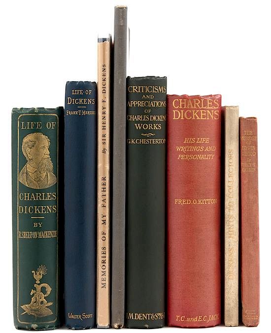 Appraisal: DICKENS A group of biographies and works about Dickens including