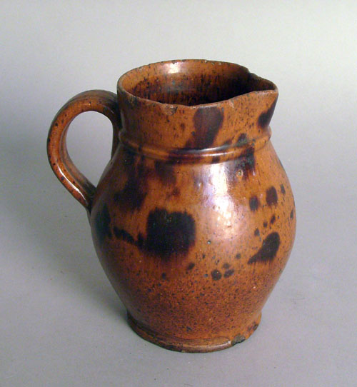 Appraisal: Pennsylvania redware pitcher th c h