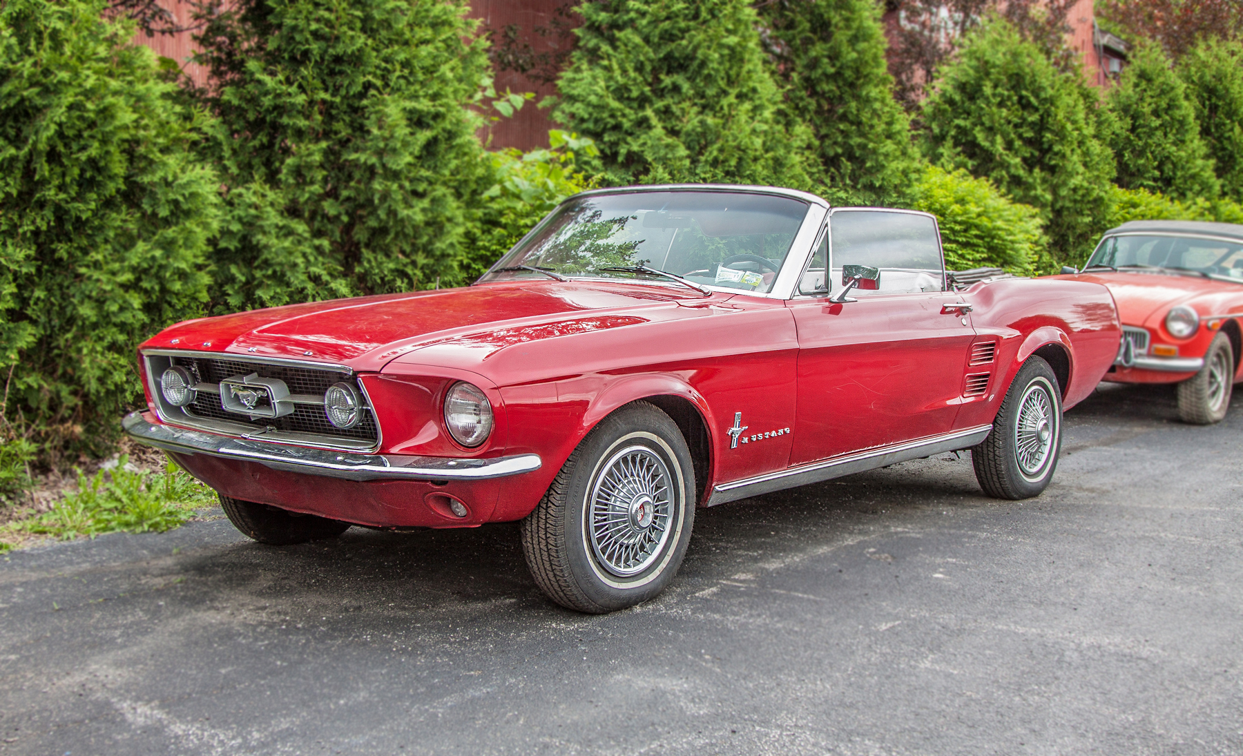 Appraisal: Mustang -Door Candyapple Red Convertible VIN T C A T