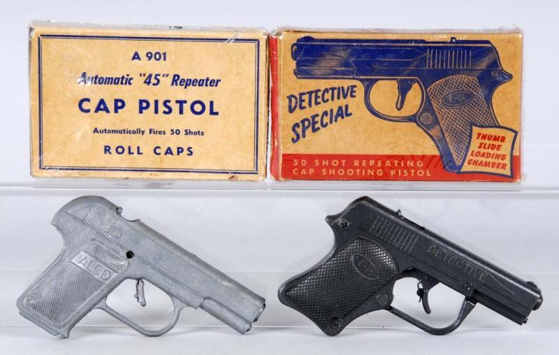 Appraisal: Lot of Alco Detective Cap Guns Description Includes original boxes