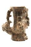 Appraisal: CHINESE BURL ROOT BRUSH POT - Fabulous Chinese Carved Burl