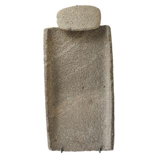 Appraisal: ANCIENT METATE Y MANO Volcanic stone grinding tools commonly used