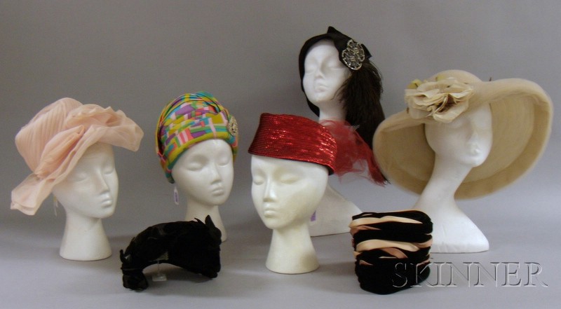 Appraisal: Approximately Fifteen Assorted Vintage s- s Hats makers include Lora